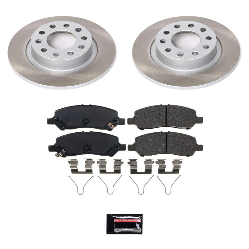 Power Stop 13-16 Dodge Dart Rear Semi-Coated Rotor Kit Power Stop 13-16 Dodge Dart Rear Semi-Coated Rotor Kit