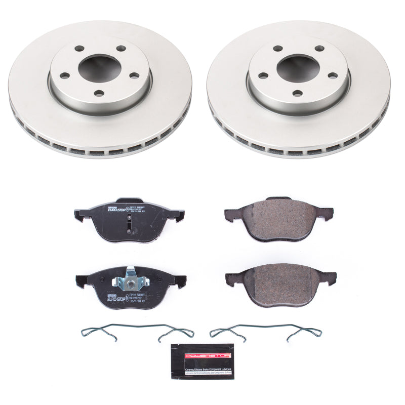 Power Stop 13-18 Ford C-Max Front Euro-Stop Brake Kit Power Stop 13-18 Ford C-Max Front Euro-Stop Brake Kit