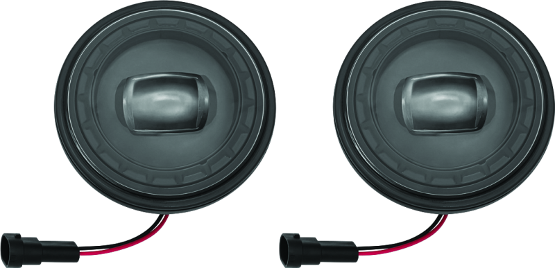 Kuryakyn Orbit 4-1/2in Passing Lamps Black Kuryakyn Orbit 4-1/2in Passing Lamps Black