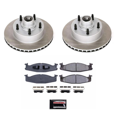Power Stop 94-96 Ford F-150 Front Semi-Coated Rotor Kit
