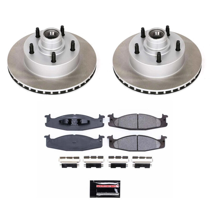Power Stop 94-96 Ford F-150 Front Semi-Coated Rotor Kit Power Stop 94-96 Ford F-150 Front Semi-Coated Rotor Kit