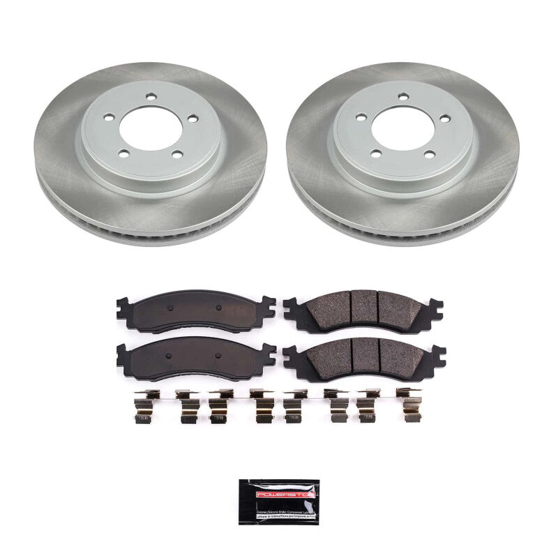 Power Stop 06-10 Mercury Mountaineer Front Semi-Coated Rotor Kit Power Stop 06-10 Mercury Mountaineer Front Semi-Coated Rotor Kit