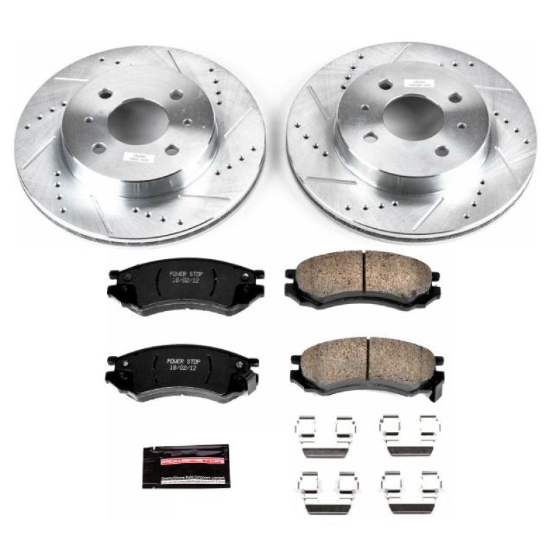 Power Stop 91-92 Saturn SC Front Z23 Evolution Sport Brake Kit Power Stop 91-92 Saturn SC Front Z23 Evolution Sport Brake Kit