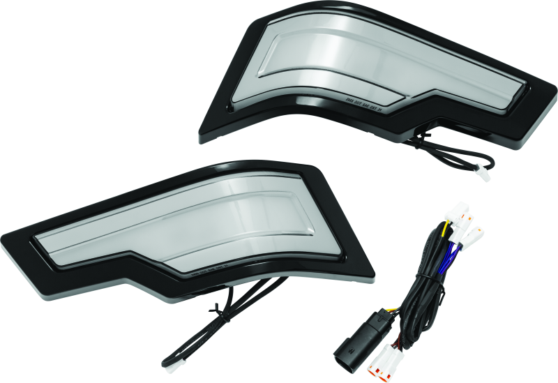 Kuryakyn Tracer Tour Pak Rear Lights Black Smoke Lens Kuryakyn Tracer Tour Pak Rear Lights Black Smoke Lens