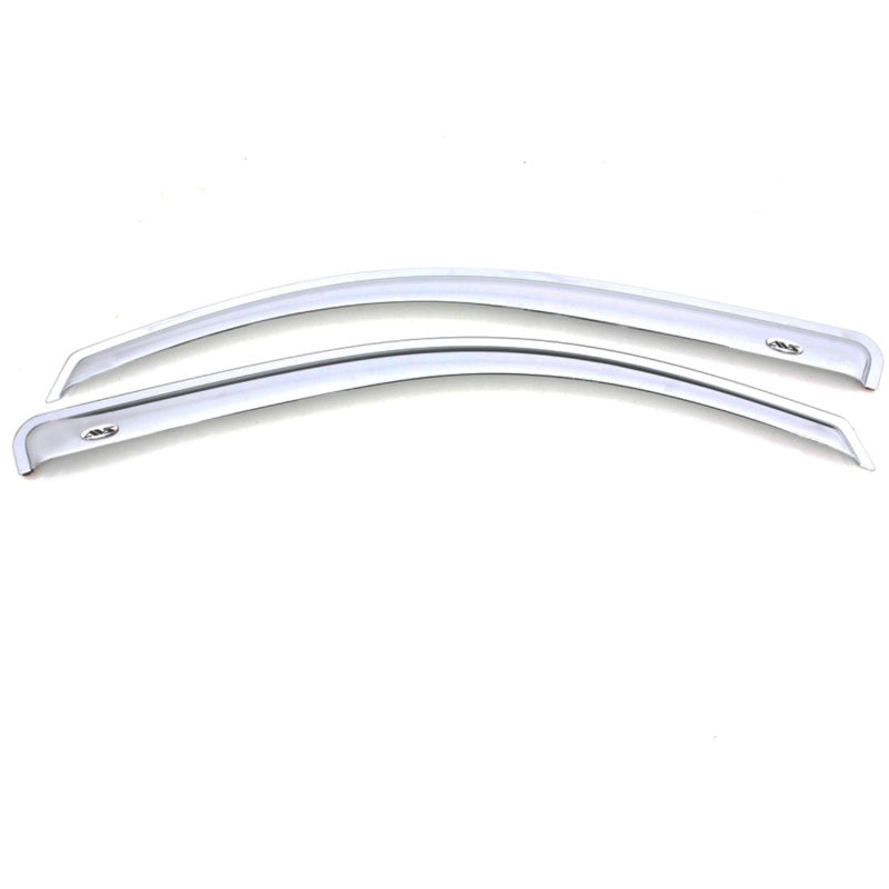 AVS 99-07 Chevy Silverado 1500 Standard Cab Outside Mount Front Window Ventvisor 2pc - Chrome AVS 99-07 Chevy Silverado 1500 Standard Cab Outside Mount Front Window Ventvisor 2pc - Chrome