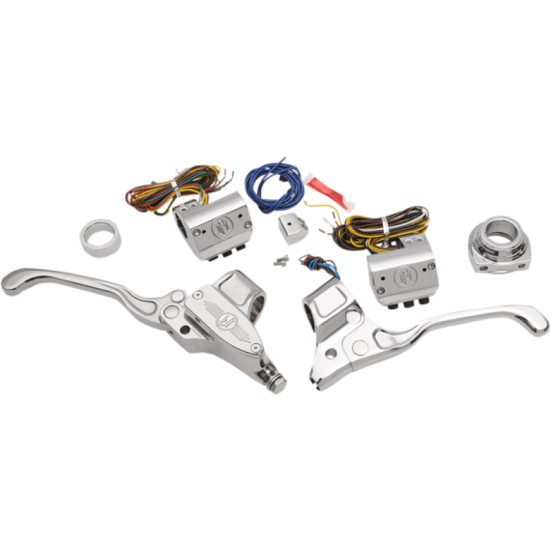 Performance Machine  9/16 Hand Cntrl Set Cbl - Chrome Performance Machine  9/16 Hand Cntrl Set Cbl - Chrome