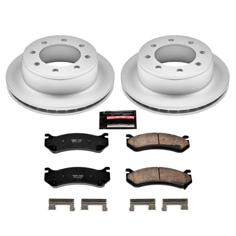 Power Stop 02-06 Chevrolet Avalanche 2500 Rear Z17 Evolution Geomet Coated Brake Kit Power Stop 02-06 Chevrolet Avalanche 2500 Rear Z17 Evolution Geomet Coated Brake Kit