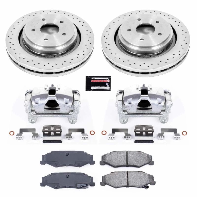 Power Stop 06-09 Cadillac XLR Rear Autospecialty Brake Kit w/Calipers Power Stop 06-09 Cadillac XLR Rear Autospecialty Brake Kit w/Calipers