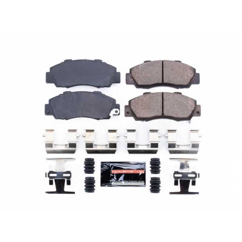 Power Stop 97-99 Acura CL Front Z23 Evolution Sport Brake Pads w/Hardware Power Stop 97-99 Acura CL Front Z23 Evolution Sport Brake Pads w/Hardware