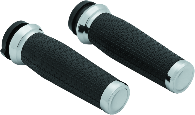 Kuryakyn Thresher Grips Throttle-By-Wire Chrome Kuryakyn Thresher Grips Throttle-By-Wire Chrome