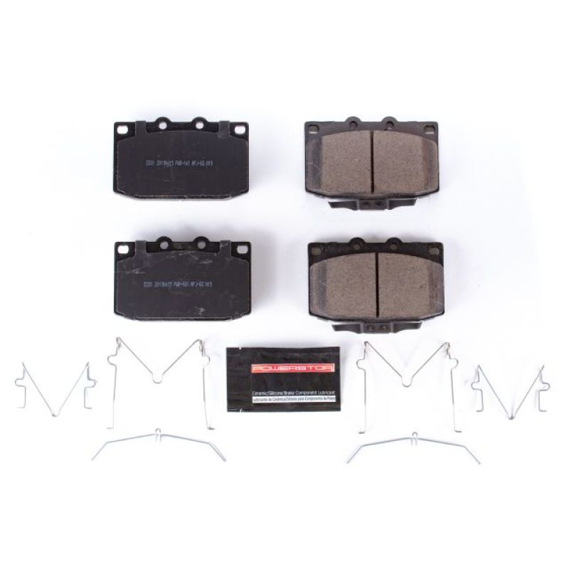 Power Stop 86-91 Mazda RX-7 Front Z23 Evolution Sport Brake Pads w/Hardware Power Stop 86-91 Mazda RX-7 Front Z23 Evolution Sport Brake Pads w/Hardware