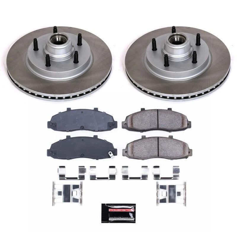 Power Stop 97-00 Ford F-150 Front Semi-Coated Rotor Kit Power Stop 97-00 Ford F-150 Front Semi-Coated Rotor Kit
