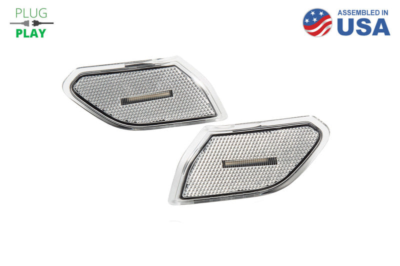 Diode Dynamics 18-21 Jeep JL Wrangler/Gladiator Sidemarkers - Amber (set) Diode Dynamics 18-21 Jeep JL Wrangler/Gladiator Sidemarkers - Amber (set)
