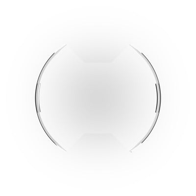 KC HiLiTES SlimLite 8in. LED Light Shield (Shield Only) - Clear