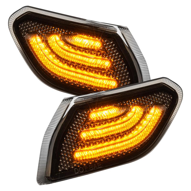 Oracle Jeep Wrangler JL Smoked Lens LED Front Sidemarkers SEE WARRANTY Oracle Jeep Wrangler JL Smoked Lens LED Front Sidemarkers SEE WARRANTY