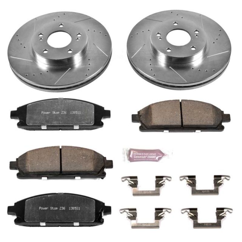 Power Stop 97-01 Infiniti Q45 Front Z36 Truck & Tow Brake Kit Power Stop 97-01 Infiniti Q45 Front Z36 Truck & Tow Brake Kit