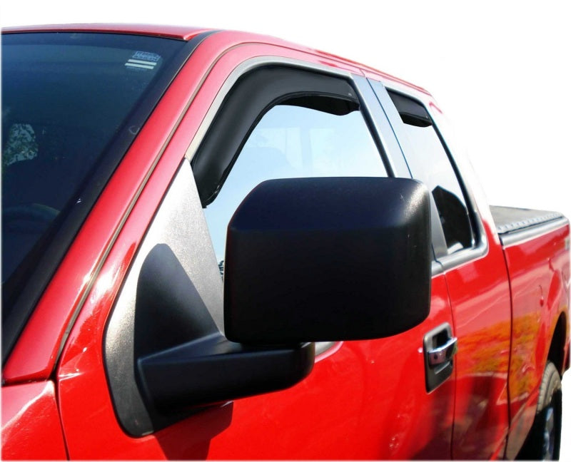 AVS 22-23 Toyota Tundra CC/CrewMax In-Channel Ventvisor Front & Rear Window Deflectors 4pc - Smoke AVS 22-23 Toyota Tundra CC/CrewMax In-Channel Ventvisor Front & Rear Window Deflectors 4pc - Smoke
