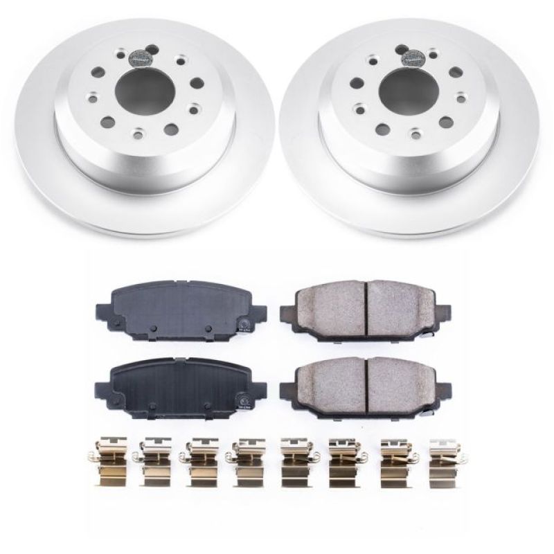 Power Stop 18-19 Jeep Wrangler Rear Z17 Evolution Geomet Coated Brake Kit Power Stop 18-19 Jeep Wrangler Rear Z17 Evolution Geomet Coated Brake Kit