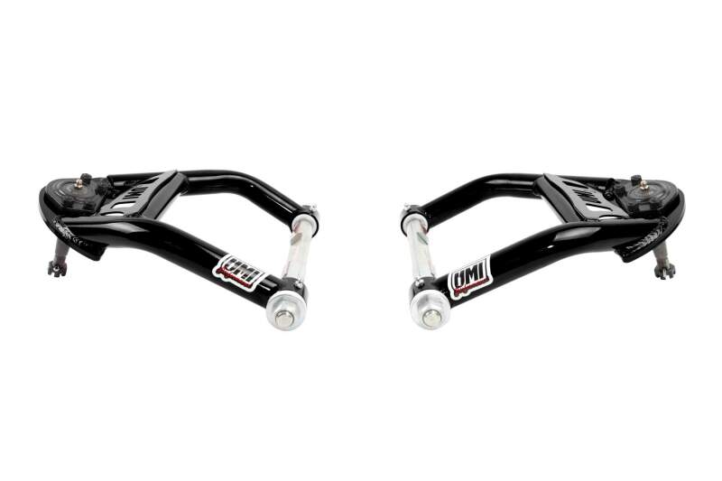 UMI Performance 64-72 GM A-Body Tubular Upper & Lower Front A-Arm Kit - Black UMI Performance 64-72 GM A-Body Tubular Upper & Lower Front A-Arm Kit - Black