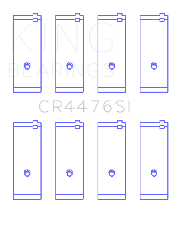 King Engine Bearings Ford Taunus 2000/2300 (Size +0.25mm) Connecting Rod Bearing Set King Engine Bearings Ford Taunus 2000/2300 (Size +0.25mm) Connecting Rod Bearing Set