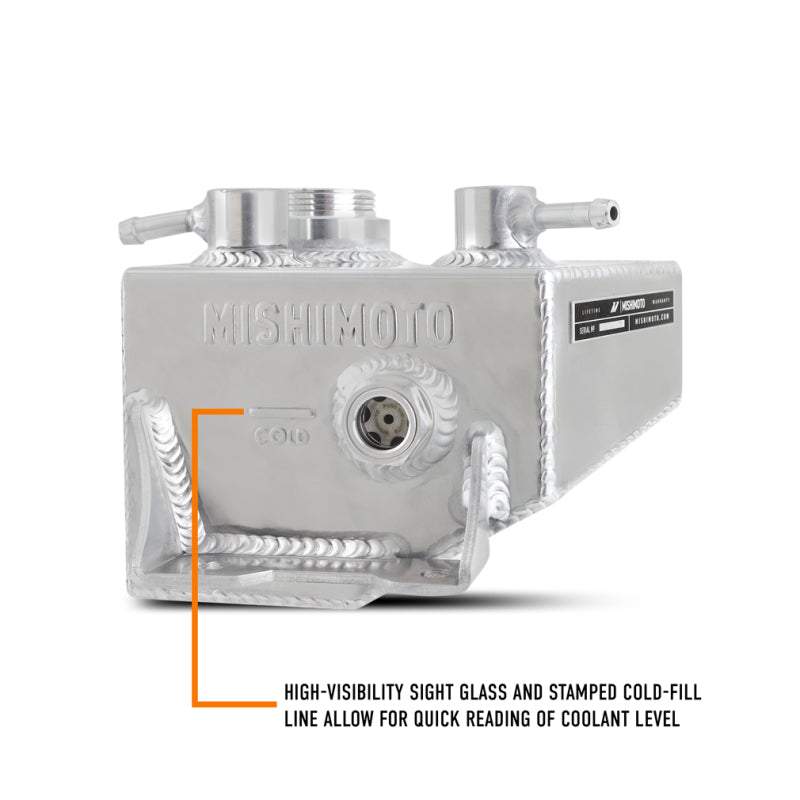 Mishimoto 2024+ Ford Mustang V8/2.3L EcoBoost Expansion Tank - Polished Mishimoto 2024+ Ford Mustang V8/2.3L EcoBoost Expansion Tank - Polished