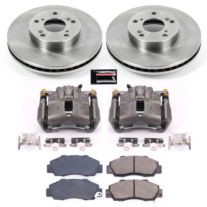 Power Stop 98-02 Honda Accord Front Autospecialty Brake Kit w/Calipers Power Stop 98-02 Honda Accord Front Autospecialty Brake Kit w/Calipers