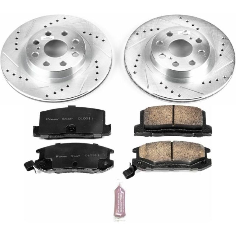 Power Stop 00-05 Toyota MR2 Spyder Rear Z23 Evolution Sport Brake Kit Power Stop 00-05 Toyota MR2 Spyder Rear Z23 Evolution Sport Brake Kit