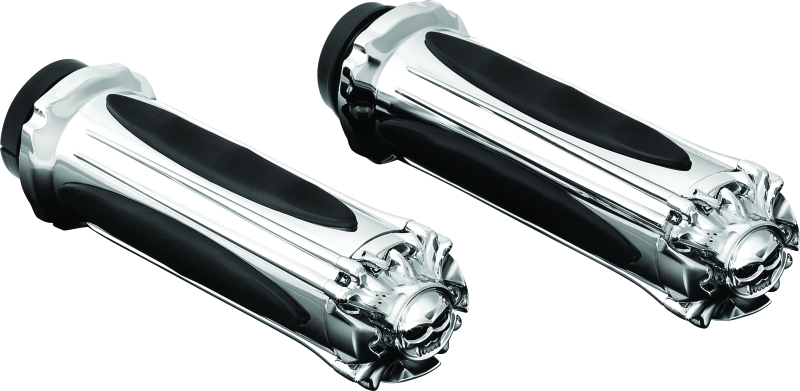 Kuryakyn Zombie Grips Throttle-By-Wire Chrome Kuryakyn Zombie Grips Throttle-By-Wire Chrome