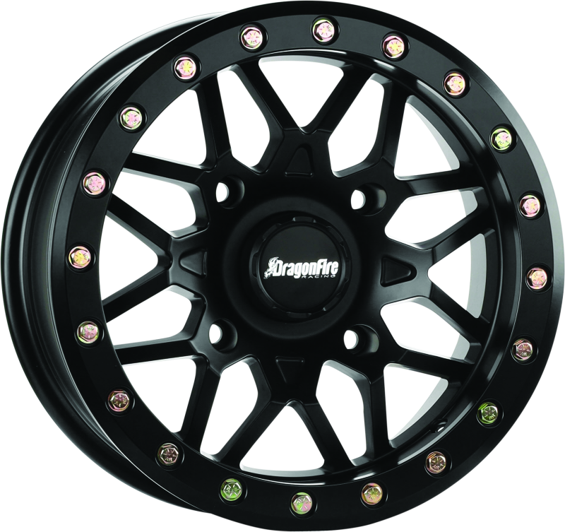 DragonFire Racing Typhon Wheel 15X10 4/137 5+5 +0 Machined Black DragonFire Racing Typhon Wheel 15X10 4/137 5+5 +0 Machined Black