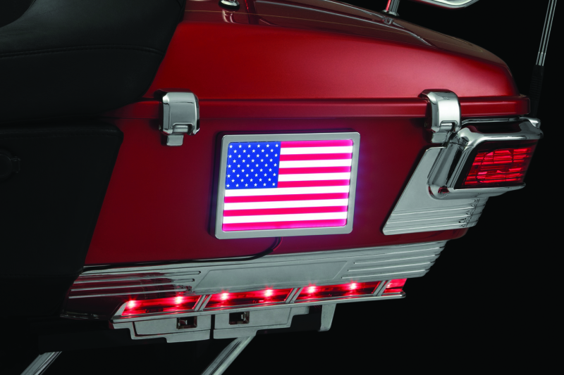 Kuryakyn Freedom Flag LED 4in X 6in Chrome Kuryakyn Freedom Flag LED 4in X 6in Chrome