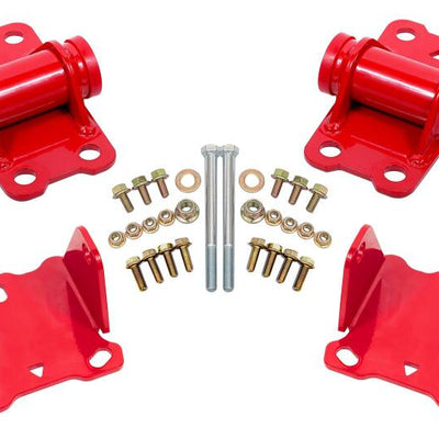 BMR 78-87 G-Body Motor Mount Kit Upper & Lower Poly - Red