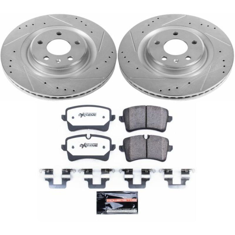 Power Stop 14-18 Audi A6 Rear Z26 Street Warrior Brake Kit Power Stop 14-18 Audi A6 Rear Z26 Street Warrior Brake Kit