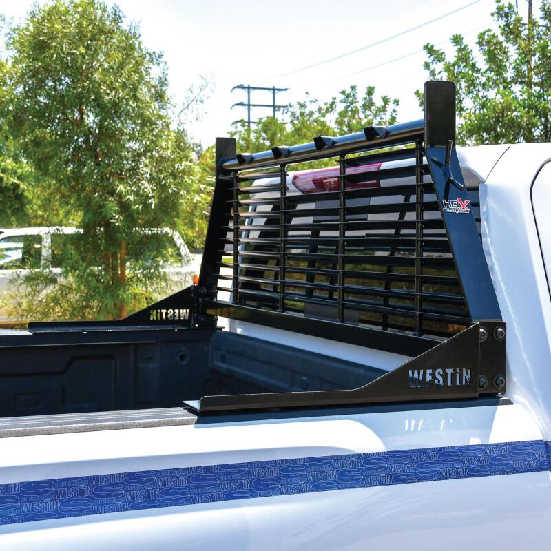 Westin 1999-2018 Chevrolet/Ford/GMC/Toyota Silverado/Sierra 1500/2500/3500 HD Headache Rack - Black Westin 1999-2018 Chevrolet/Ford/GMC/Toyota Silverado/Sierra 1500/2500/3500 HD Headache Rack - Black