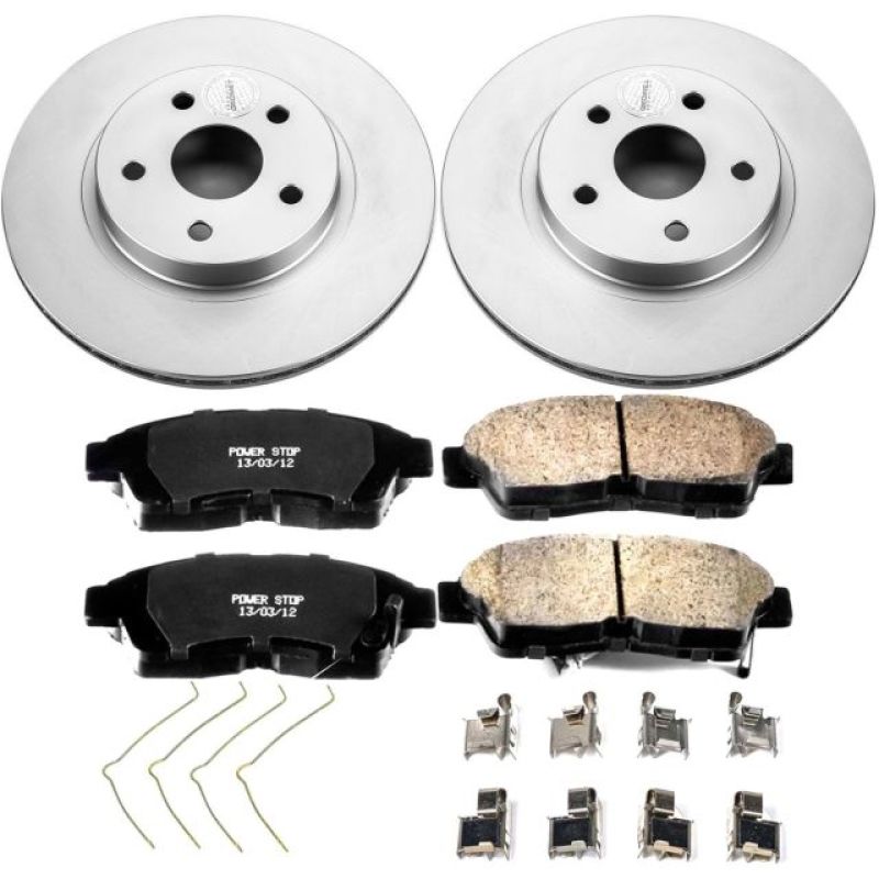 Power Stop 96-00 Toyota RAV4 Front Z17 Evolution Geomet Coated Brake Kit Power Stop 96-00 Toyota RAV4 Front Z17 Evolution Geomet Coated Brake Kit