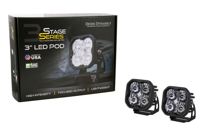 Diode Dynamics SS3 Max ABL - White Spot Standard (Pair) Diode Dynamics SS3 Max ABL - White Spot Standard (Pair)