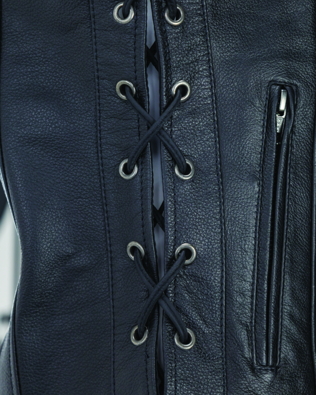 Kuryakyn Leather By River Road Sapphire Leather Vest Black Womens - Small Kuryakyn Leather By River Road Sapphire Leather Vest Black Womens - Small