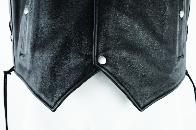 Kuryakyn Leather By River Road Old Skool Leather Vest Black - Large Kuryakyn Leather By River Road Old Skool Leather Vest Black - Large