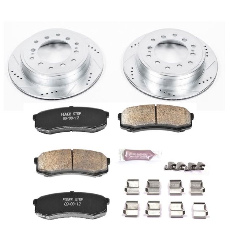 Power Stop 10-19 Lexus GX460 Rear Z23 Evolution Sport Brake Kit Power Stop 10-19 Lexus GX460 Rear Z23 Evolution Sport Brake Kit