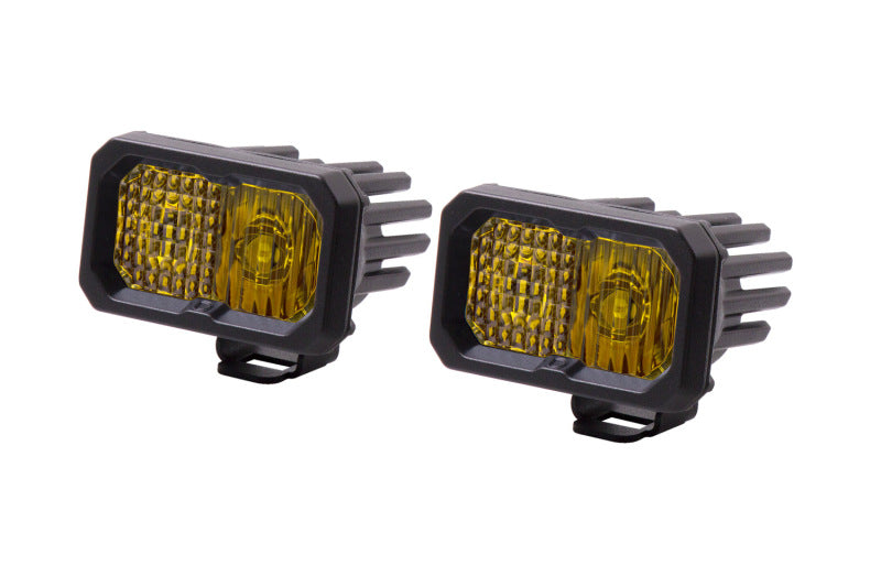 Diode Dynamics Stage Series 2 In LED Pod Sport - Yellow Combo Standard ABL (Pair) Diode Dynamics Stage Series 2 In LED Pod Sport - Yellow Combo Standard ABL (Pair)