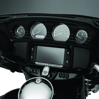 Kuryakyn Switch Panel Acccent 14-Up Touring Models Gloss Black