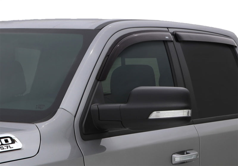 AVS 2019 RAM 1500 Crew Cab Ventvisor Outside Mount Front & Rear Window Deflectors 4pc - Smoke AVS 2019 RAM 1500 Crew Cab Ventvisor Outside Mount Front & Rear Window Deflectors 4pc - Smoke