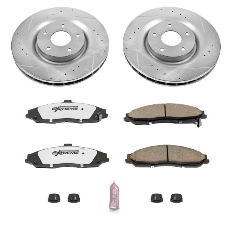 Power Stop 06-09 Cadillac XLR Front Z26 Street Warrior Brake Kit Power Stop 06-09 Cadillac XLR Front Z26 Street Warrior Brake Kit