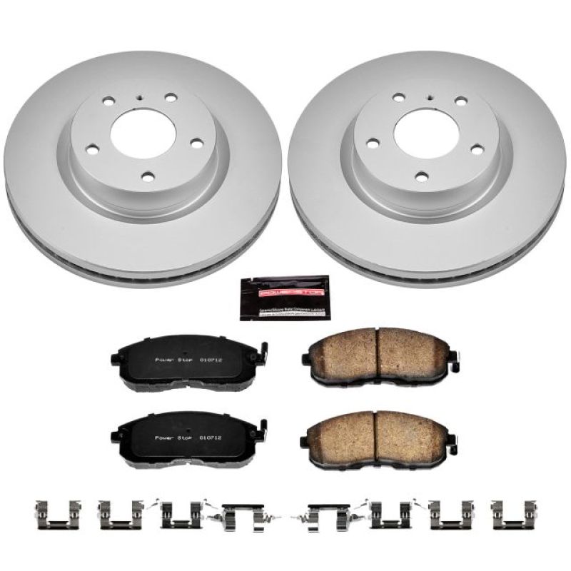 Power Stop 03-05 Infiniti G35 Front Z17 Evolution Geomet Coated Brake Kit Power Stop 03-05 Infiniti G35 Front Z17 Evolution Geomet Coated Brake Kit