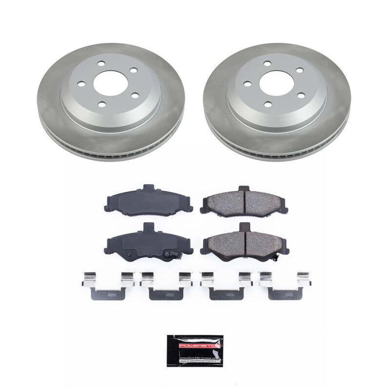 Power Stop 98-02 Pontiac Firebird Rear Semi-Coated Rotor Kit Power Stop 98-02 Pontiac Firebird Rear Semi-Coated Rotor Kit