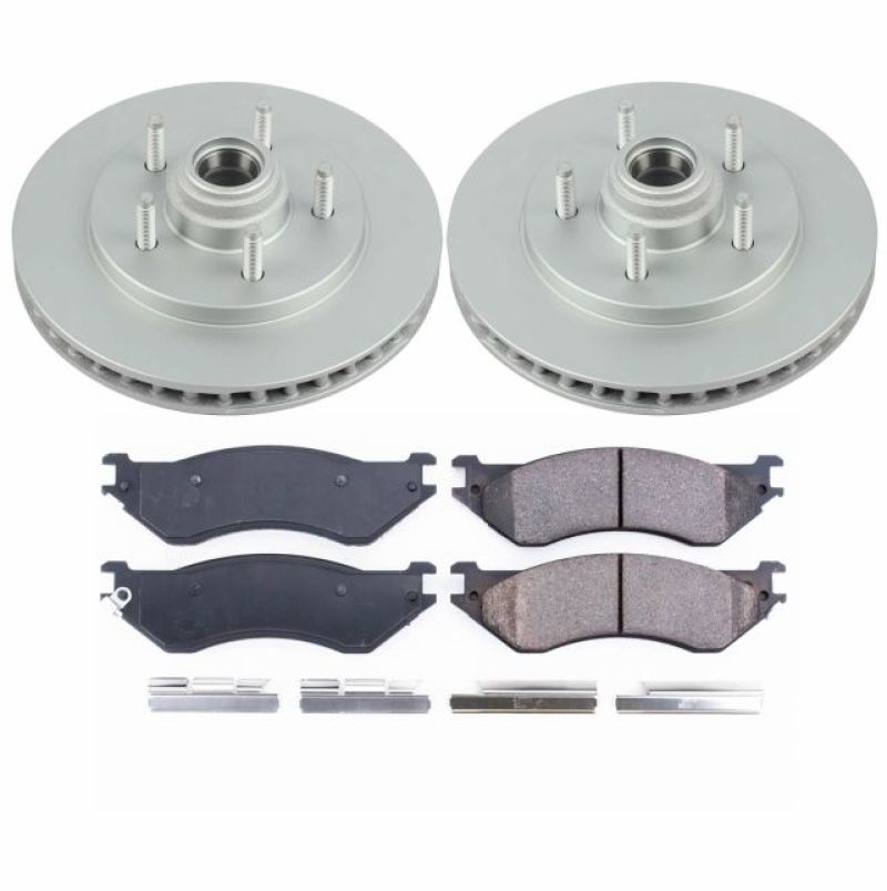 Power Stop 00-02 Ford Expedition Front Z17 Evolution Geomet Coated Brake Kit Power Stop 00-02 Ford Expedition Front Z17 Evolution Geomet Coated Brake Kit