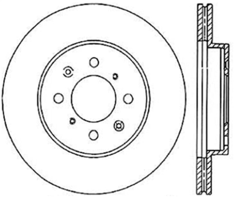 Stoptech Acura & Honda Civic/Del Sol Front CRYO-STOP Rotor Stoptech Acura & Honda Civic/Del Sol Front CRYO-STOP Rotor