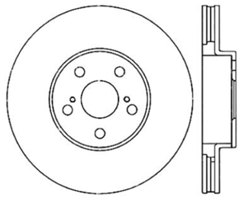 Stoptech 01-05 Toyota Celica GT & GT-S/05-09 Scion tC Front CRYO-STOP Rotor Stoptech 01-05 Toyota Celica GT & GT-S/05-09 Scion tC Front CRYO-STOP Rotor