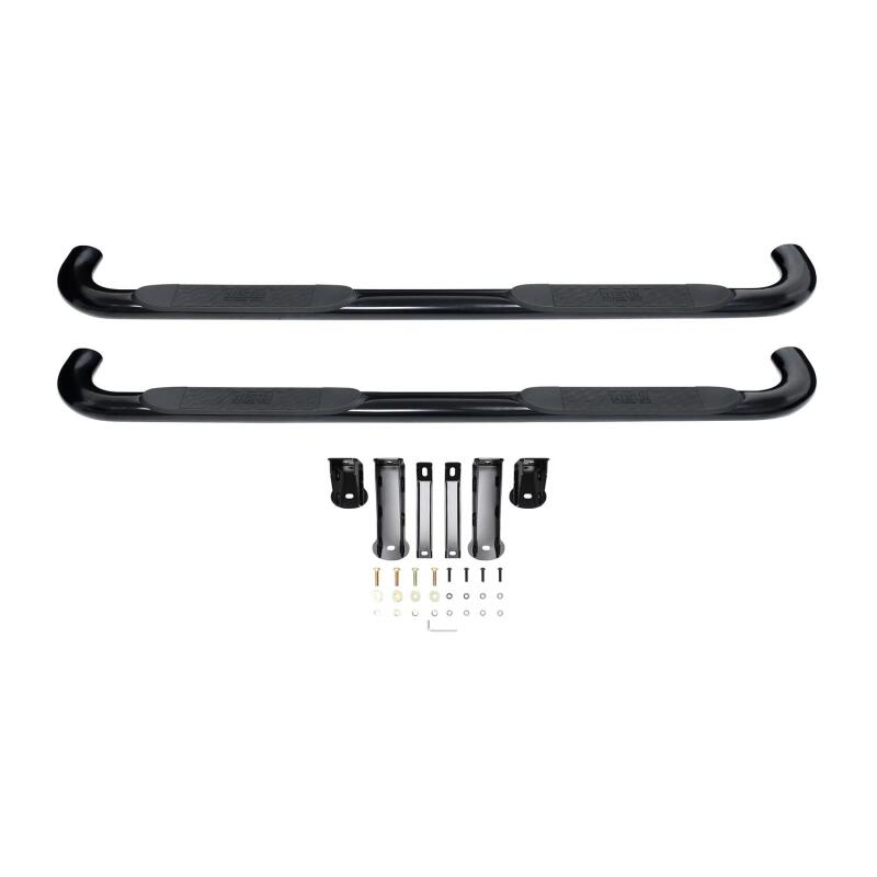 Westin 2019 Chevrolet Silverado/Sierra 1500 Crew Cab Platinum 4 Oval Nerf Step Bars - Black Westin 2019 Chevrolet Silverado/Sierra 1500 Crew Cab Platinum 4 Oval Nerf Step Bars - Black