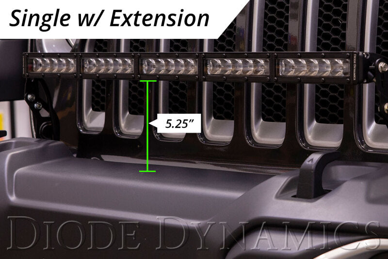 Diode Dynamics 18-21 Jeep JL Wrangler/Gladiator SS30 Bumper Bracket Kit - White Driving Dual Diode Dynamics 18-21 Jeep JL Wrangler/Gladiator SS30 Bumper Bracket Kit - White Driving Dual