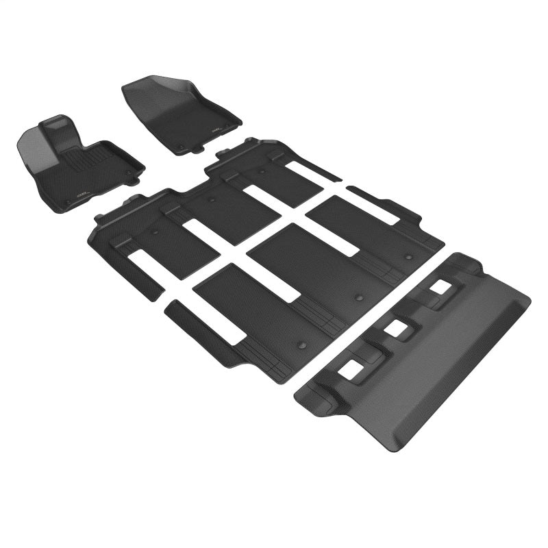 3D MAXpider 21-24 Toyota Sienna 7-Seat Kagu 1st, 2nd, & 3rd Row Floormats - Black 3D MAXpider 21-24 Toyota Sienna 7-Seat Kagu 1st, 2nd, & 3rd Row Floormats - Black